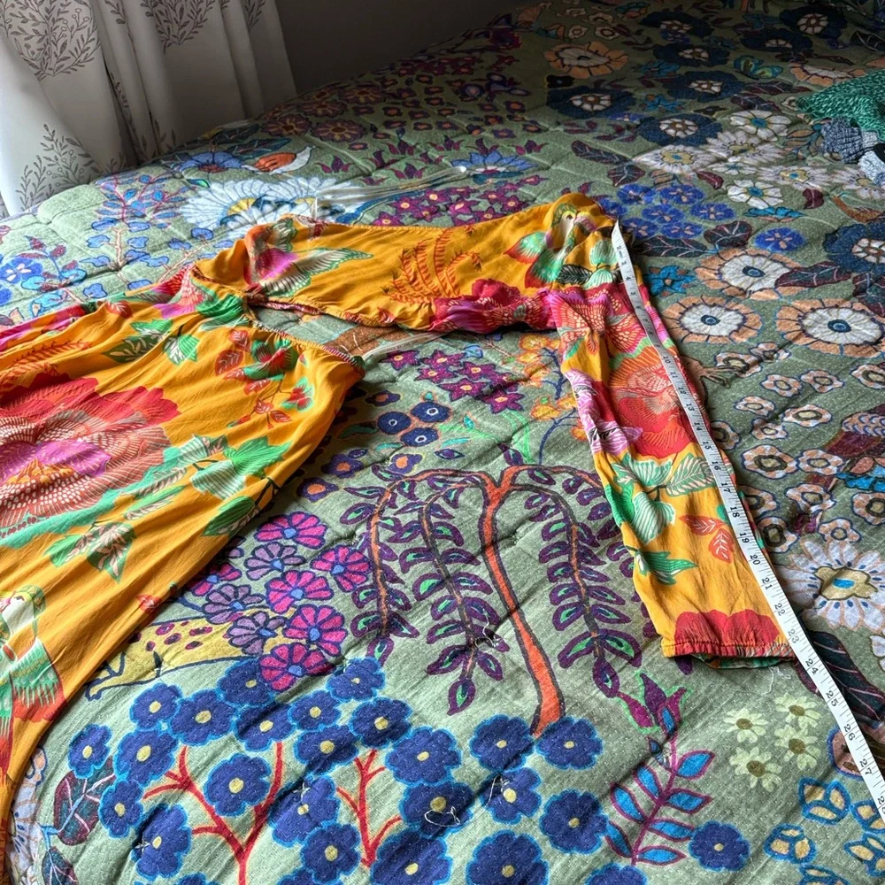 FARM Rio Tangerine Orange Single-Shoulder Printed Maxi Dress - Picture 7 of 11